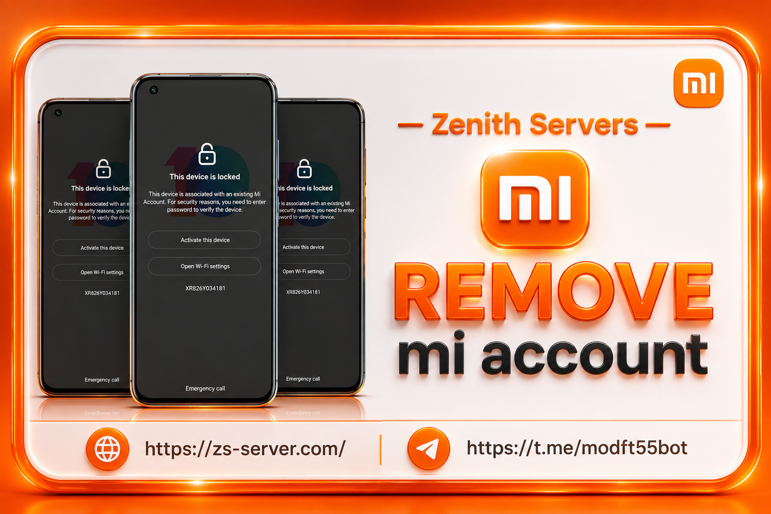 Xiaomi Mi Account Unlock {IRAQ} Clean IMEIS ONLY✅